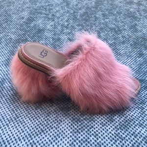 Ugg Rosa Fluff Lantana Toscana Sheepskin Heels
